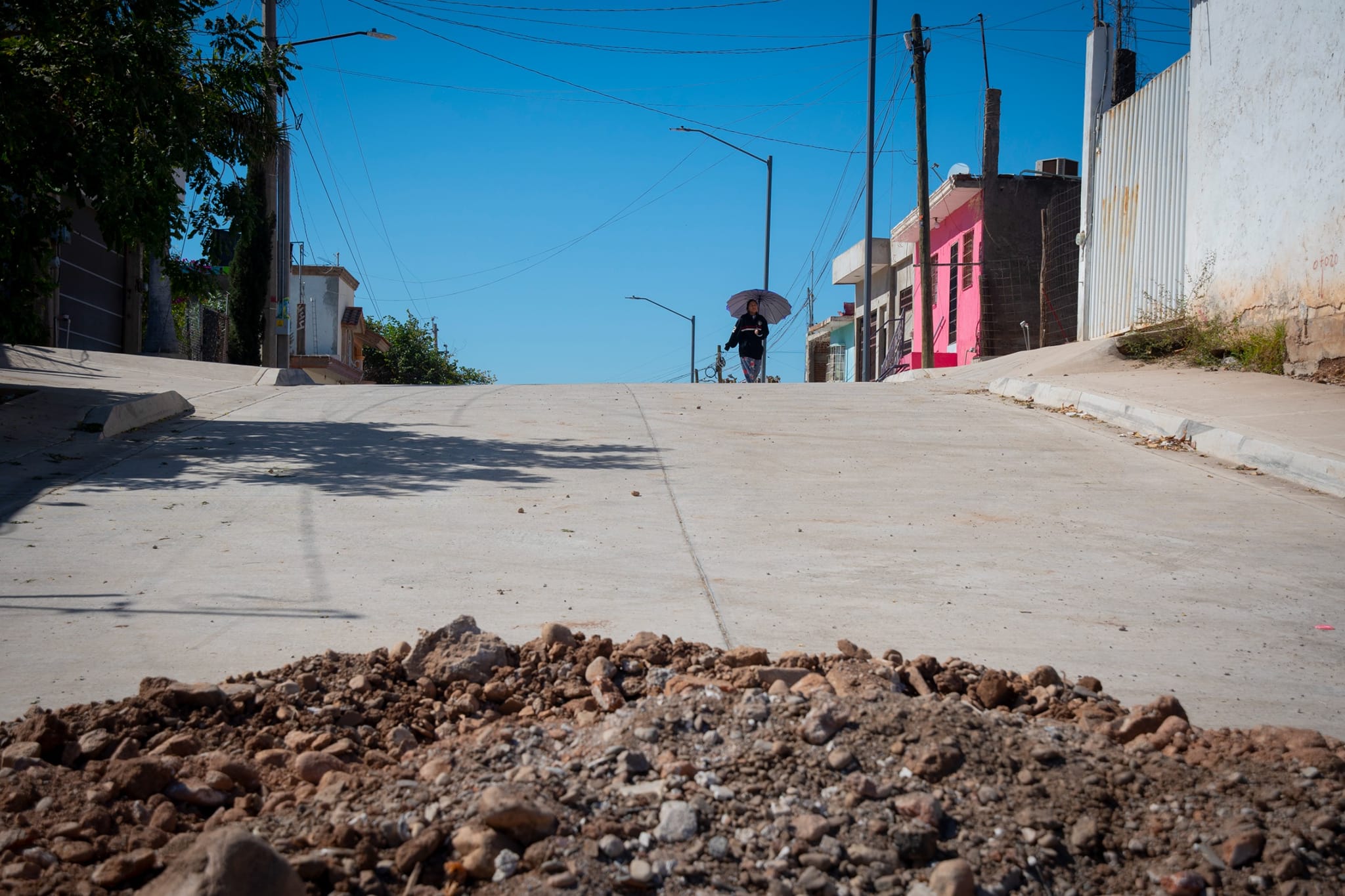 Obras de pavimentación en concreto hidráulico registran avances en