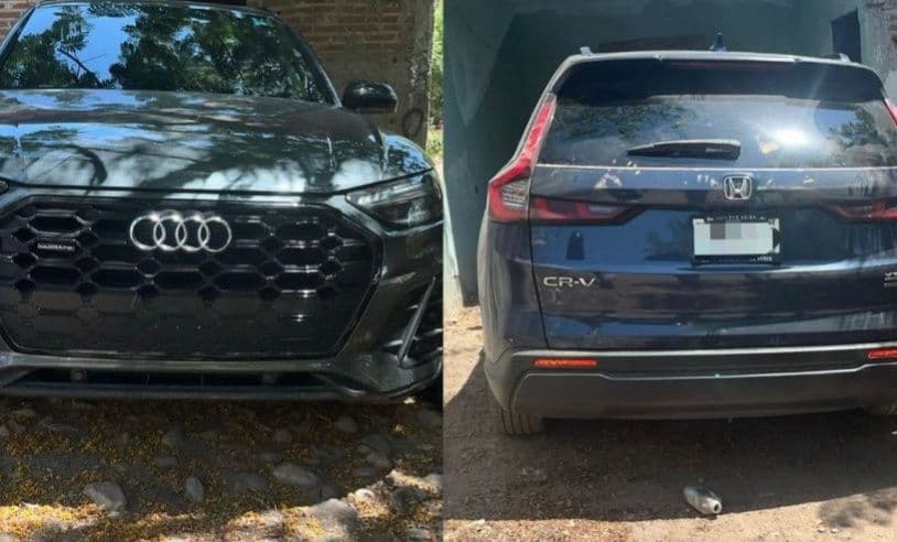 Guardia Nacional asegura camionetas robadas y municiones en la Rosario Uzárraga, en Culiacán