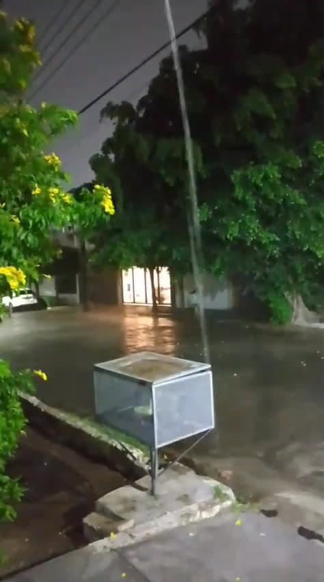LLOVIÓ FUERTE EN CULIACÁN ESTE DOMINGO POR LA NOCHE