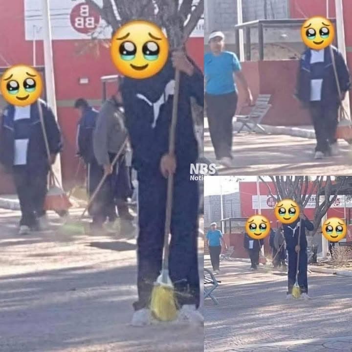 DIRECTORA DE UNA SECUNDARIA PONE A BARRER A SUS ALUMNOS POR SU MALA CONDUCTA Y AHORA LA QUIEREN DENUNCIAR😅🇲🇽🤔