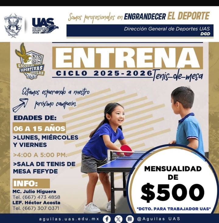 Invita la Facultad de Educación Física y Deporte a formar parte