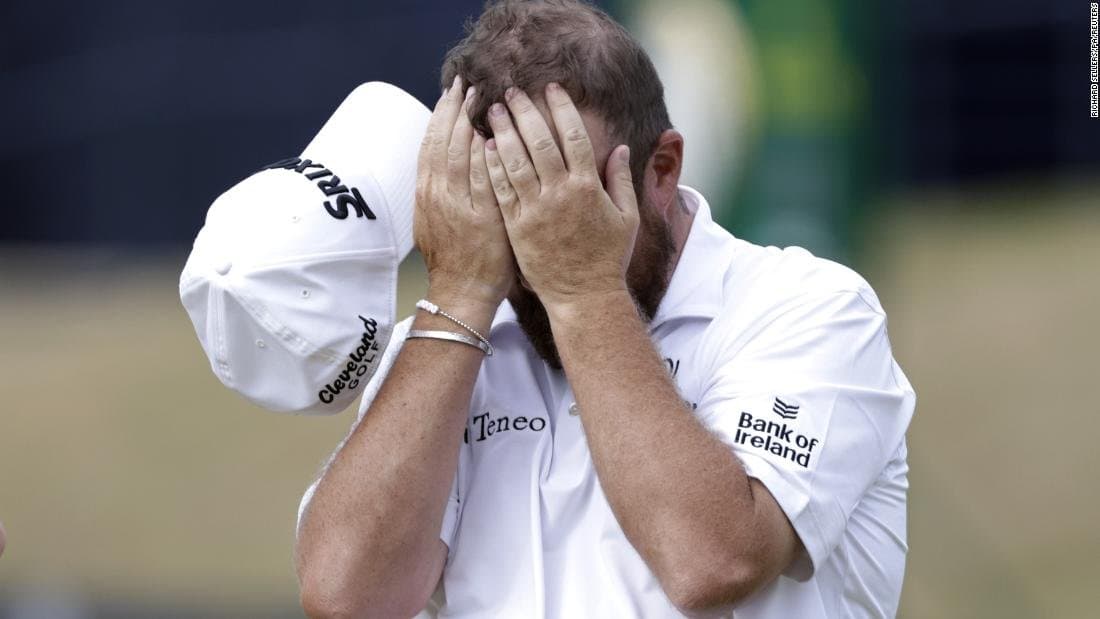 The Open: Shane Lowry lanza un putt 'horrible' a pesar de las sensacionales águilas consecutivas