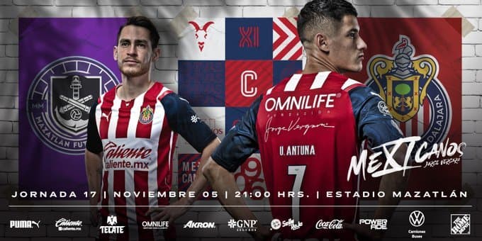 Los números del Mazatlán vs Chivas