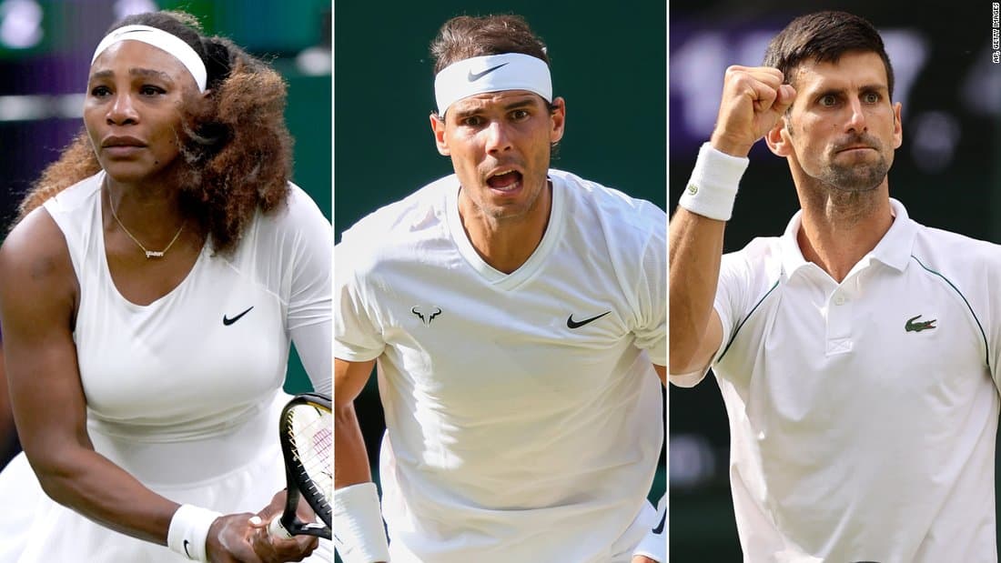 Wimbledon 2022: Serena Williams regresa a la acción del Grand Slam mientras Rafael Nadal y Novak Djokovic encabezan el cuadro masculino