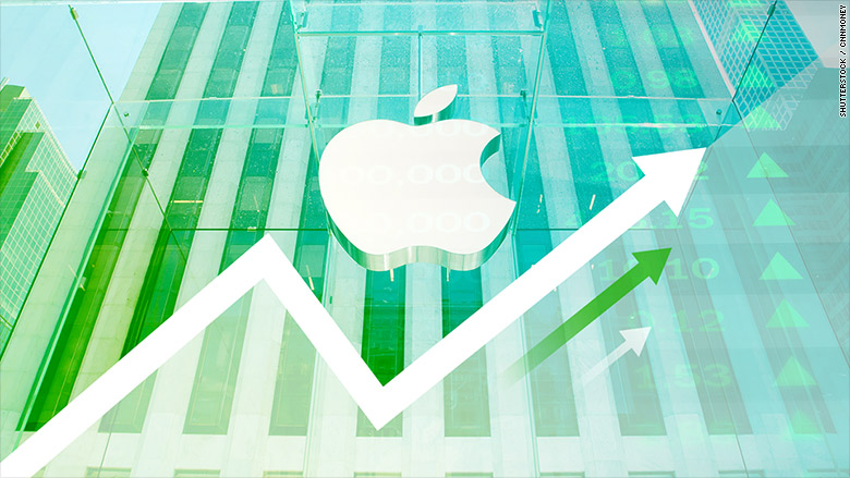 Las acciones de Apple se acercan a un récord