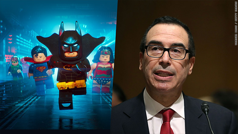 Productor de ‘Lego Batman’ hoy.  ¿Secretario del Tesoro mañana?