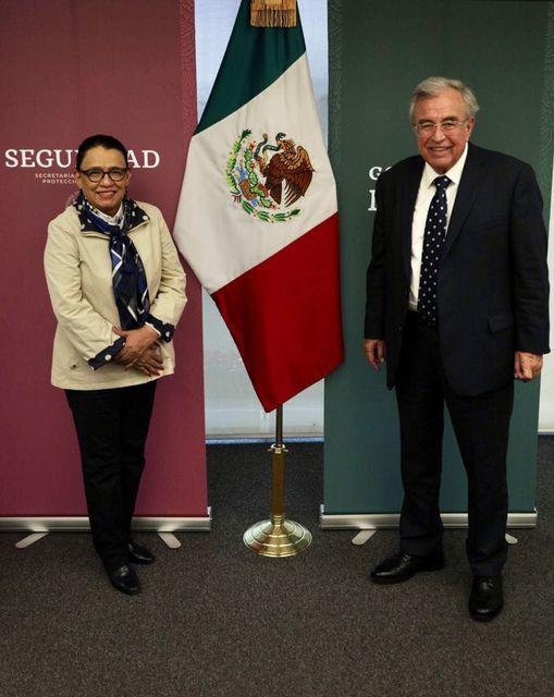 Se reúne Rocha Moya con la Secretaria de Seguridad del Gobierno de la República, Se reúne Rocha Moya con la Secretaria de Seguridad del Gobierno de la República,