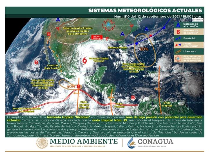 EL SERVICIO METEOROLÓGICO NACIONAL ANUNCIA LLUVIAS Y TEMPERATURAS ALTAS PARA HOY EL SERVICIO METEOROLÓGICO NACIONAL ANUNCIA LLUVIAS Y TEMPERATURAS ALTAS PARA HOY