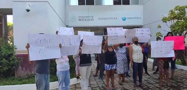 Pescadores ribereños de Ensenada toman instalaciones de Conapesca Pescadores ribereños de Ensenada toman instalaciones de Conapesca