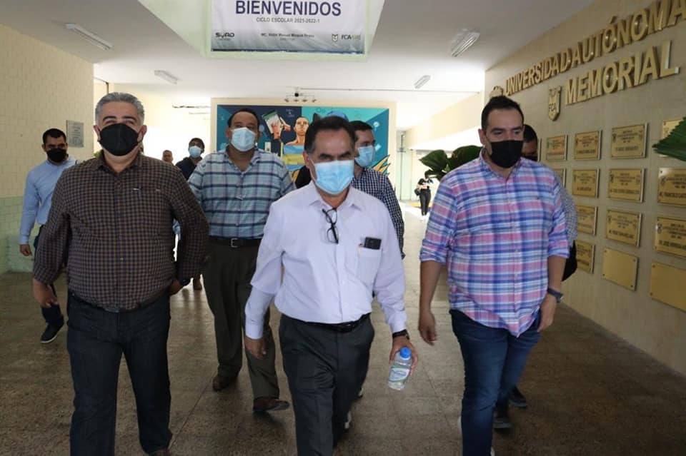 Posible regreso presencial en Ciudad Universitaria, supervisan instalaciones. Posible regreso presencial en Ciudad Universitaria, supervisan instalaciones.