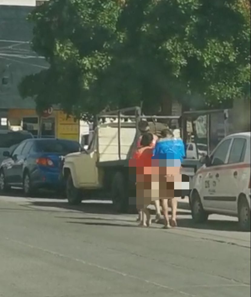 Tras acusarlos de “rateros y chapulines” caminan desnudos por las calles de Guasave Tras acusarlos de “rateros y chapulines” caminan desnudos por las calles de Guasave