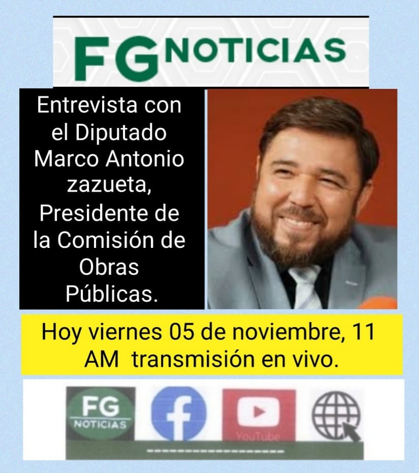 entrevista en vivo con el diputado, Marco Antonio Zazueta, Presidente de la Comisión de Obras Publicas