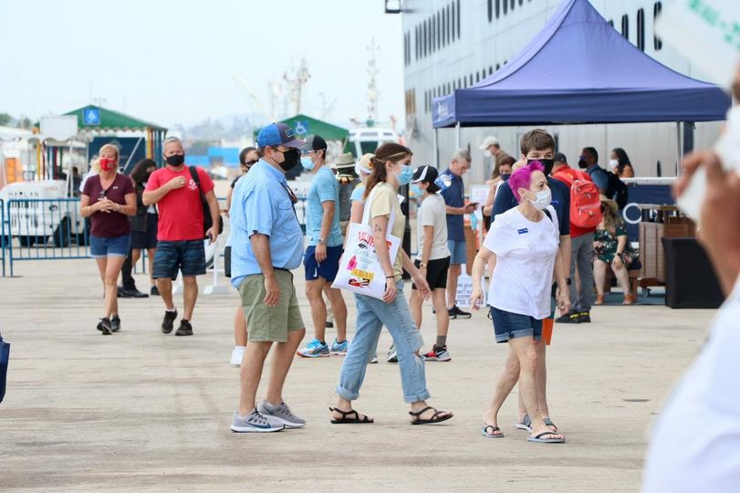 A pesar del Covid, arriba crucero turísticos a Mazatlán