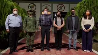 EL SECRETARIO DE SALUD, HÉCTOR MELESIO CUÉN, EXPLICA EL PROCESO DE VACUNACIÓN