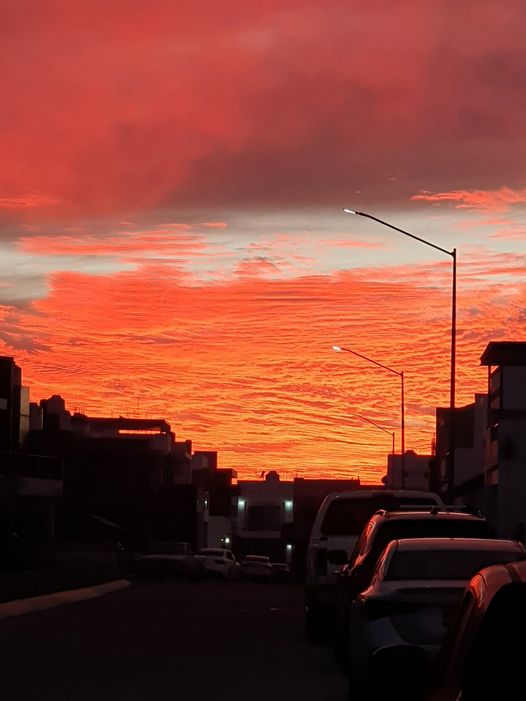HERMOSO ATARDECER EN MAZATLÁN, HOY DOMINGO 13 DE FEBRERO.