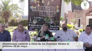 Ahomenses cantarán a ritmo de los Enanitos Verdes el próximo 26 de mayo. Ahomenses cantarán a ritmo de los Enanitos Verdes el próximo 26 de mayo.