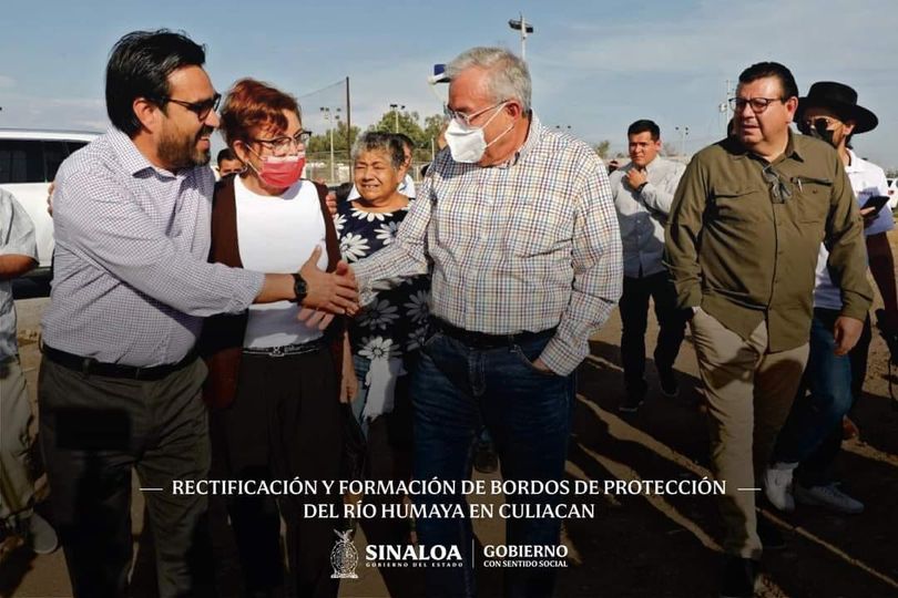 El Gobernador, Rubén Rocha Moya, el Secretario de Obras, Jose Luis Zavala Caba El Gobernador, Rubén Rocha Moya, el Secretario de Obras, Jose Luis Zavala Caba