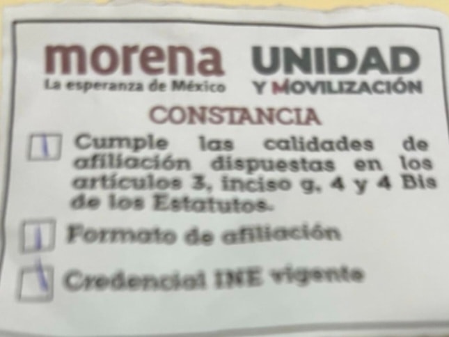 Este formato es el que se entregó al hacer la recepción de los documentos para l Este formato es el que se entregó al hacer la recepción de los documentos para l