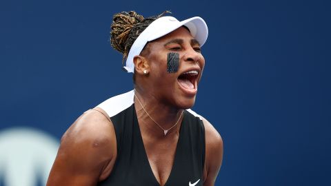 Williams celebra en su partido contra Párrizas Díaz, su primera victoria individual en 430 días.
