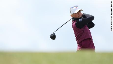 Korda, fotografiada en el AIG Women's Open a principios de agosto, disfrutó de una ronda histórica en La Reserva Club.