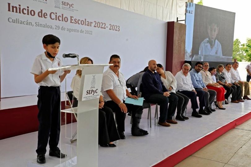 Gobernador Rocha inaugura formalmente el ciclo escolar 2022 – 2023