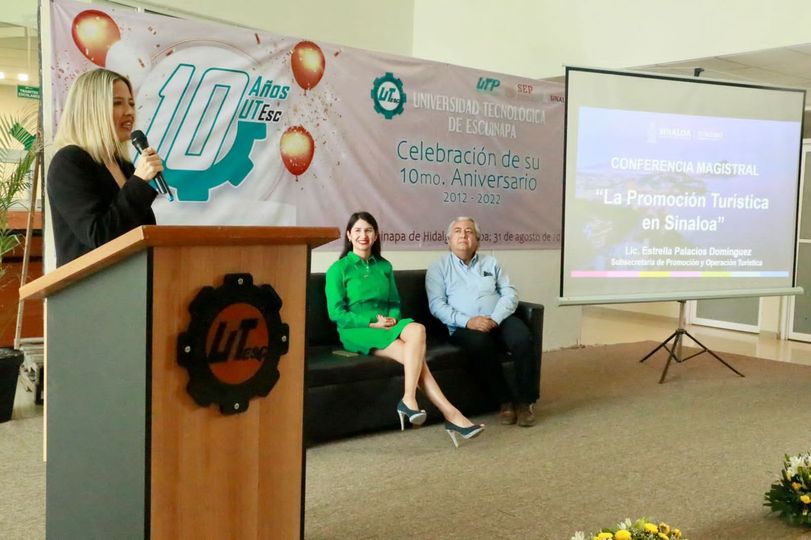 Estrella Palacios imparte conferencia sobre turismo en la UTESC Estrella Palacios imparte conferencia sobre turismo en la UTESC