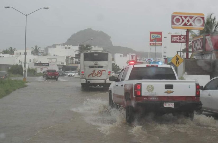 Lluvia de 35 mm las registradas en las últimas horas en Mazatlán Lluvia de 35 mm las registradas en las últimas horas en Mazatlán
