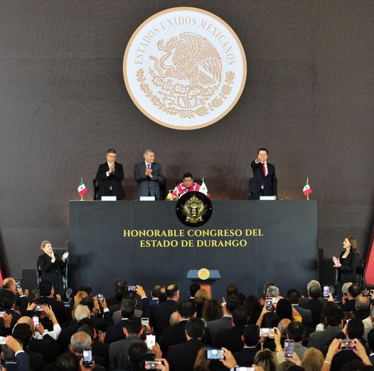 Rocha asiste a toma de posesión de gobernador de Durango