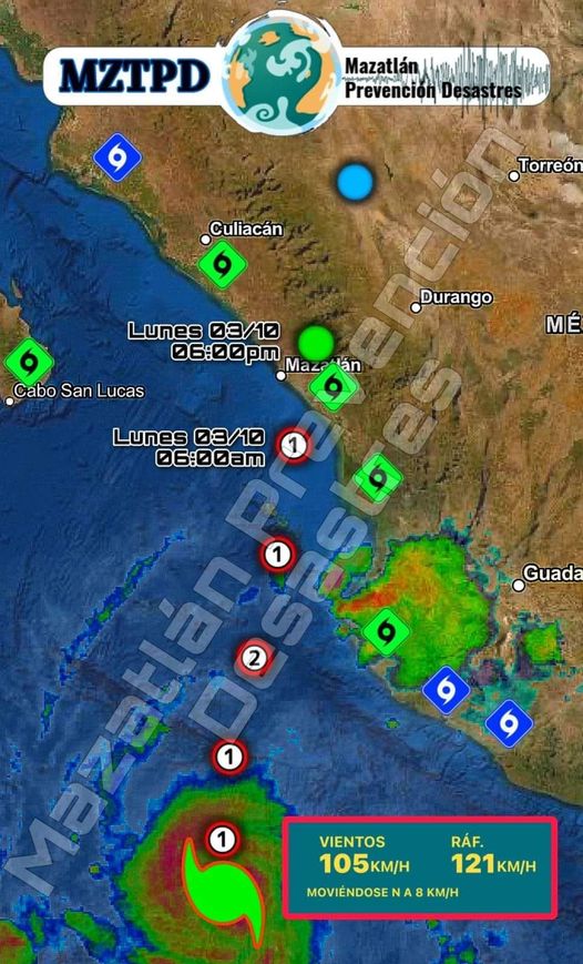 Tormenta Tropical Orlene Tormenta Tropical Orlene