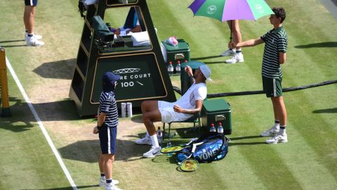 Kyrgios le había pedido al árbitro que sacara al espectador de la cancha.