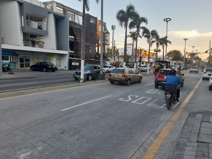 *Abren provisionalmente carriles de norte a sur de la Camarón Sábalo, en tramo d *Abren provisionalmente carriles de norte a sur de la Camarón Sábalo, en tramo d