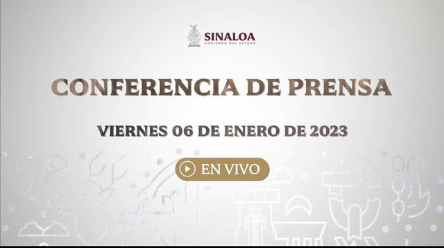 CONFERENCIA DE PRENSA DEL GOBERNADOR RUBÉN ROCHA SOBRE EL CASO OVIDIO GUZMÁN.