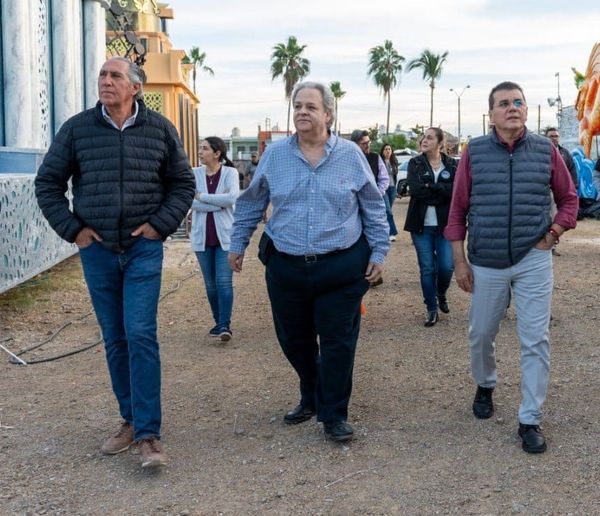 *Constata el Alcalde Edgar González Zatarain los avances en la construcción de c *Constata el Alcalde Edgar González Zatarain los avances en la construcción de c