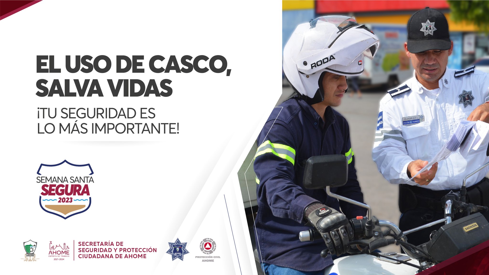 EL USO DEL CASCO SALVA VIDAS