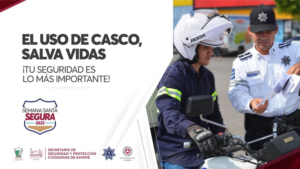 EL USO DEL CASCO, SALVA VIDAS..