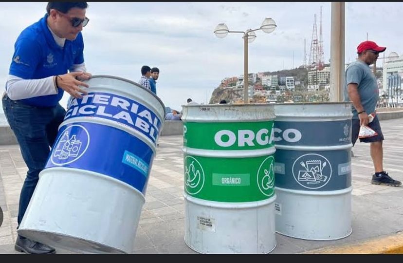 COLOCAN CONTENEDORES DE BASURA EN PLAYAS DE MAZATLÁN. COLOCAN CONTENEDORES DE BASURA EN PLAYAS DE MAZATLÁN.