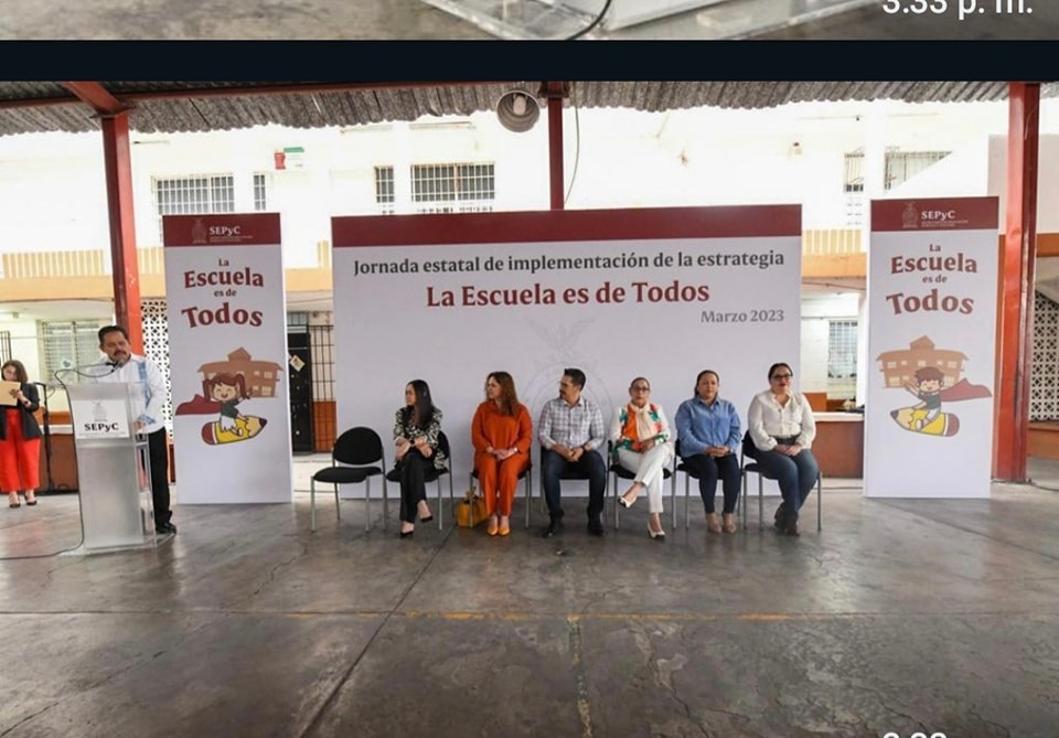 *Pone en marcha SEPyC Estrategia Estatal “La Escuela es de Todos”* *Pone en marcha SEPyC Estrategia Estatal “La Escuela es de Todos”*