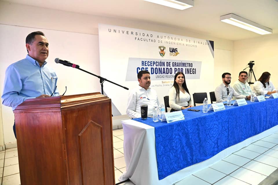 Destaca el Dr. Madueña Molina que Gravímetro donado por el INEGI impactará en la Destaca el Dr. Madueña Molina que Gravímetro donado por el INEGI impactará en la