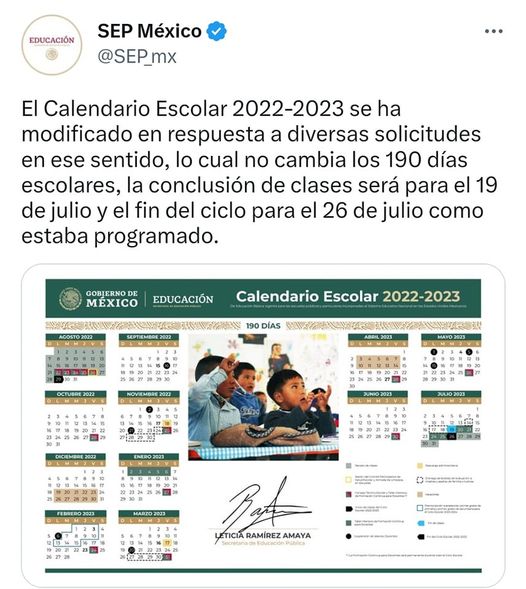 SEP elimina megapuente de junio por cambios en Calendario Escolar 2022-2023, SEP elimina megapuente de junio por cambios en Calendario Escolar 2022-2023,