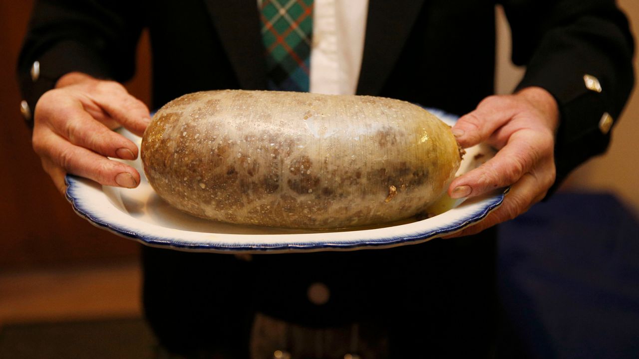 Las importaciones de haggis escocés están prohibidas desde los Estados Unidos. 