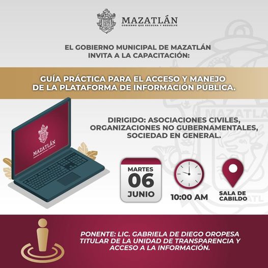 *Gobierno Municipal compartirá Guía para el Acceso y Manejo de la Plataforma de *Gobierno Municipal compartirá Guía para el Acceso y Manejo de la Plataforma de