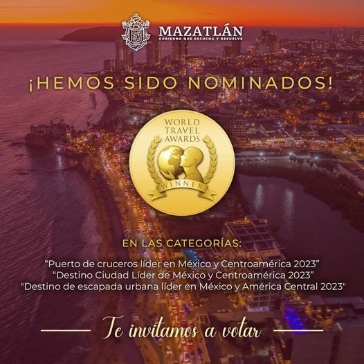 *Mazatlán compite en los World Travel Awards 2023 con cuatro nominaciones.* *Mazatlán compite en los World Travel Awards 2023 con cuatro nominaciones.*