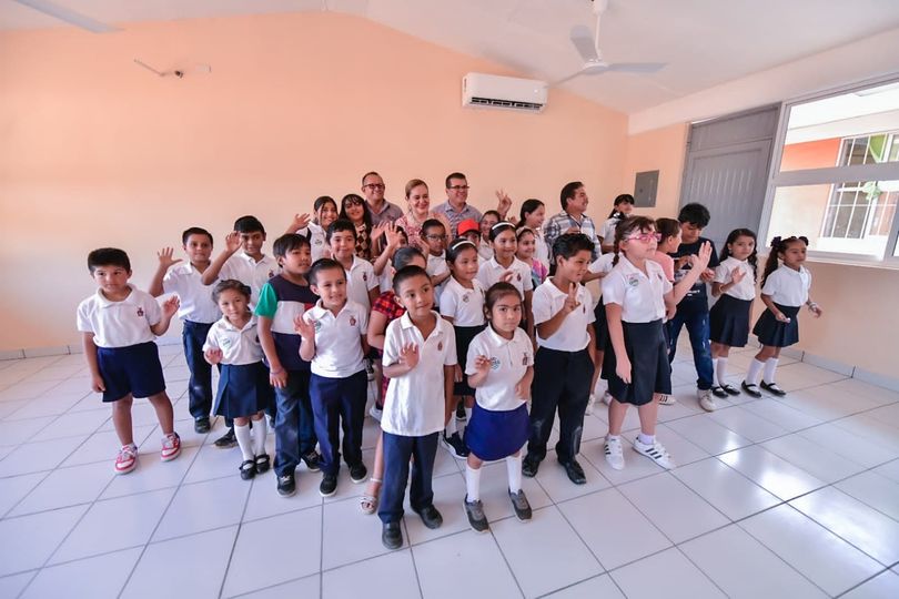 *El apoyo a la educación es constante, alumnos y maestros de la Primaria “Nueva