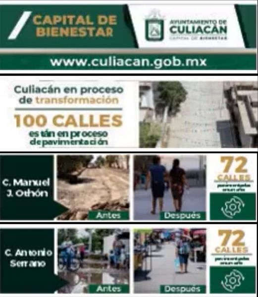 CIEN CALLES SE ESTÁN PAVIMENTANDO.