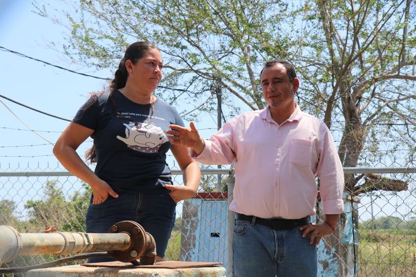 *Le cumple JUMAPAM a Lomas del Guayabo; instala nuevo equipo en el pozo de extra