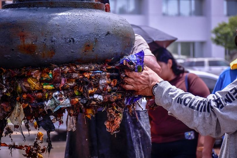 *Por acumulación de basura, cárcamo pluvial de Conapesca baja su rendimiento; Ob