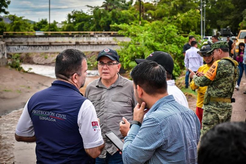 *Sin afectaciones mayores en la ciudad tras la lluvia de esta madrugada en Mazat