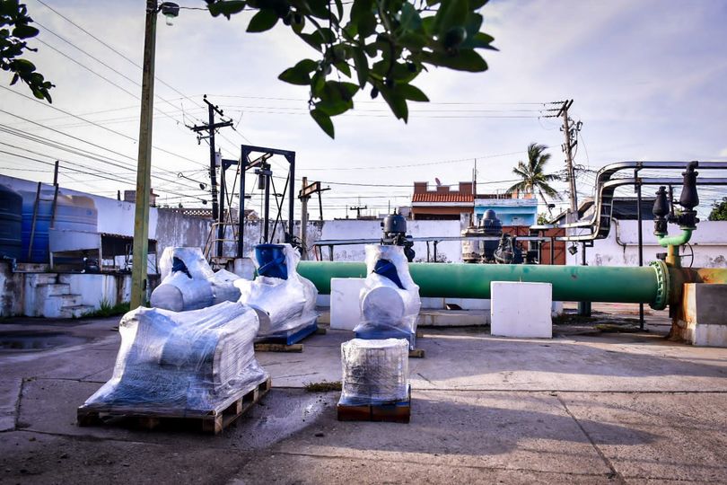 *¡Llegan bombas para el cárcamo 4 norte!.*