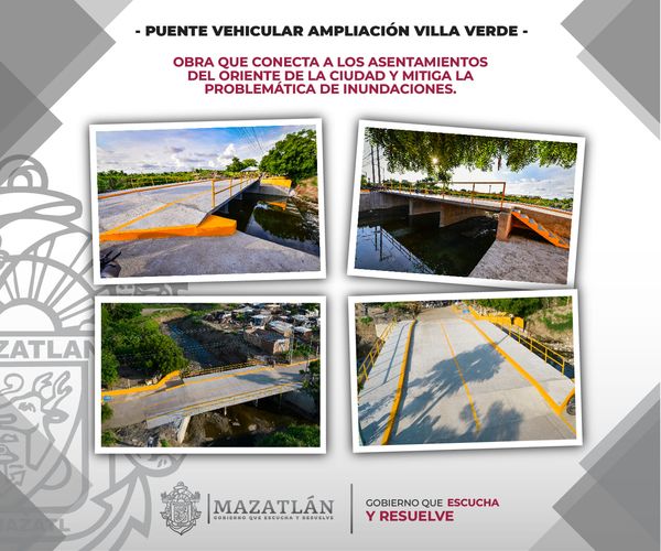 OBRAS QUE CONECTAN Y MITIGAN INUNDACIONES.