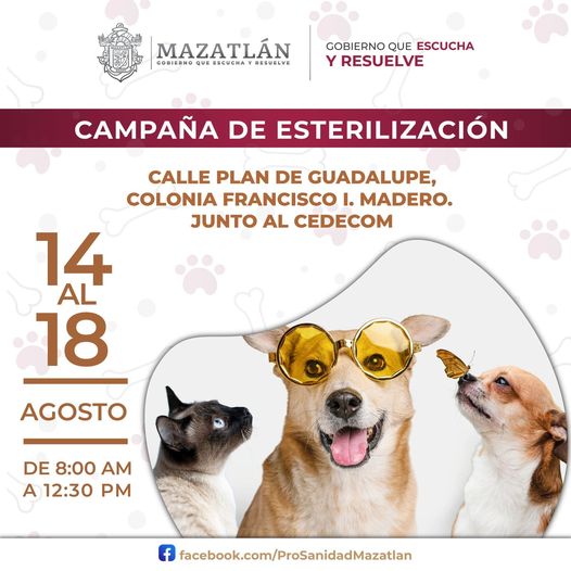 *Esterilizaciones gratuitas en la Colonia Francisco I. Madero*